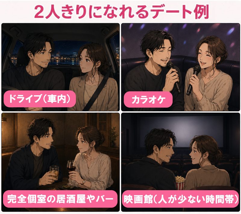 2人きりになれるデート例